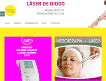 Tablet Screenshot of centrodelvello.com